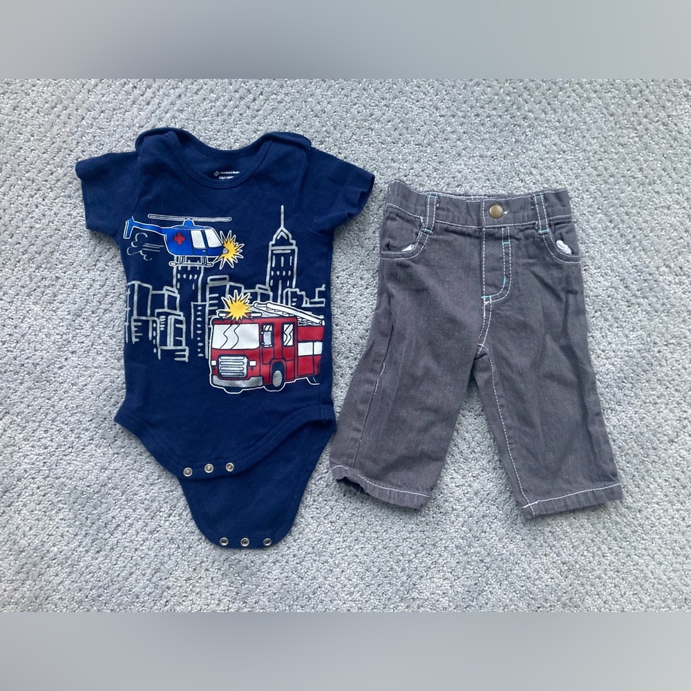 Small Wonders Gray Baby Pants